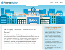 Tablet Screenshot of finance-loans-mortgages.com
